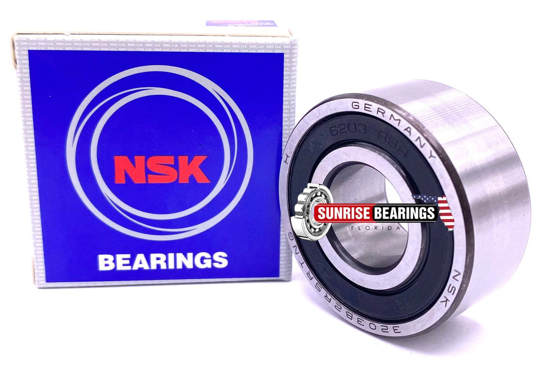 NSK 3203 B-2RSTNG Angular Contact Ball Bearing BD17-31 5203 2RS 17x40x17.5 mm