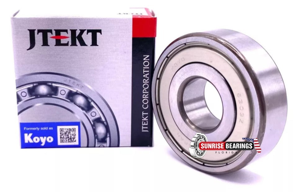 KOYO Japan 6303 ZZ C3 Deep Groove Ball Bearing, Metal Shielded 17x47x14 mm