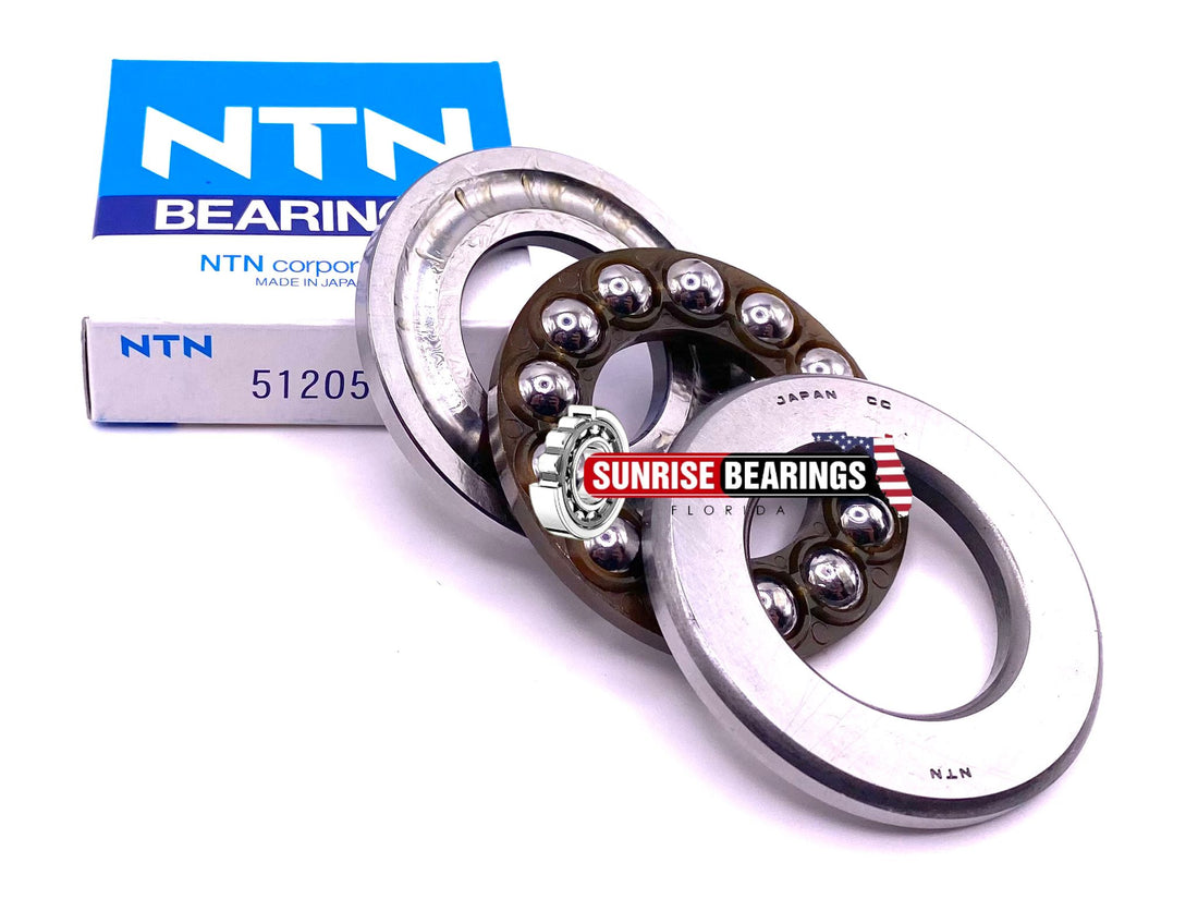 NTN Japan 51205 Axial Deep Groove Ball Bearing 25x47x15 mm
