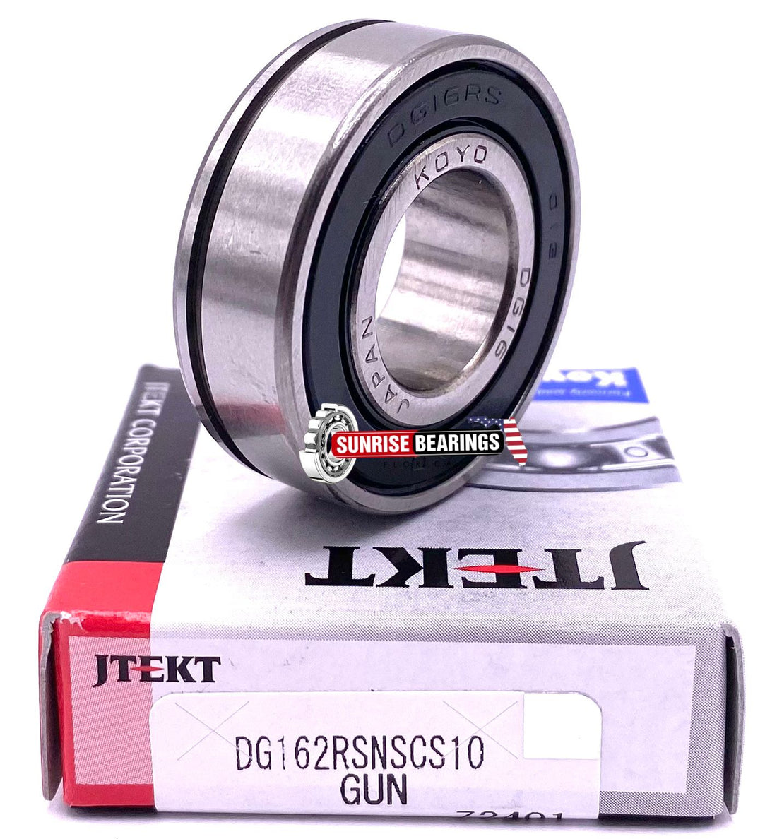 KOYO Japan DG16 6202-10 2 2RS Ball Bearing Sealed Special Bore 15.875 x35x11 mm