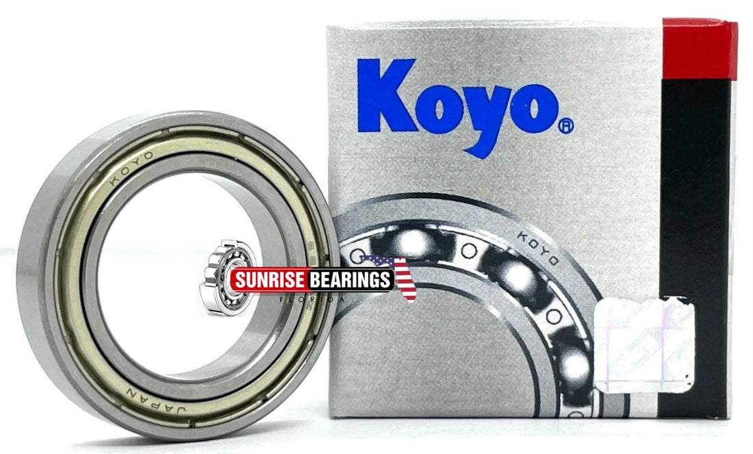 KOYO Japan 6803 ZZ CM  Deep Groove Ball Bearing, Metal Shielded  17x26x5 mm