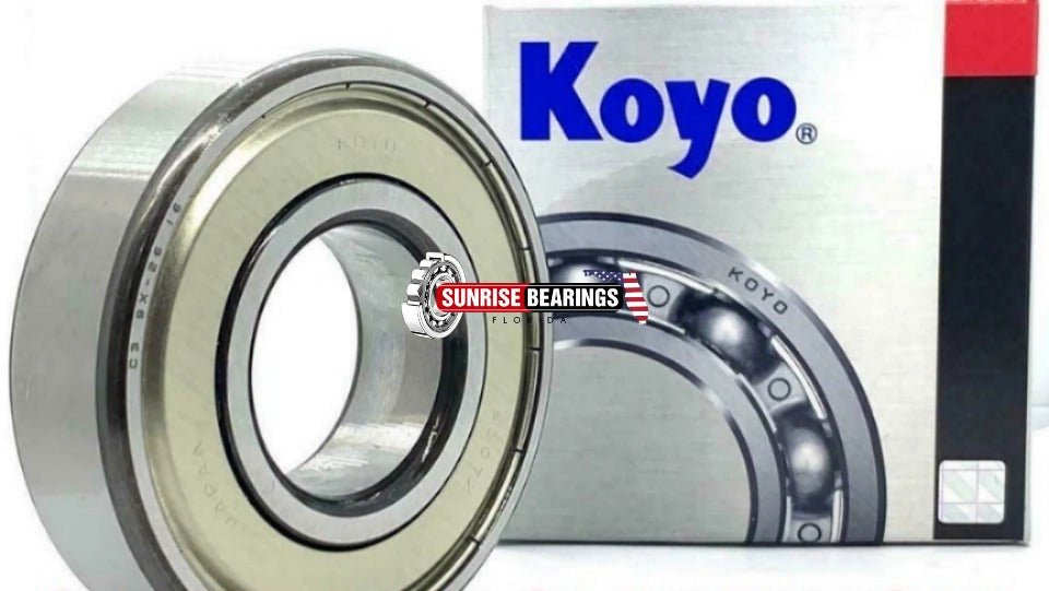 KOYO Japan 6307 ZZ Deep Groove Ball Bearing, Metal Shielded 35x80x21 mm