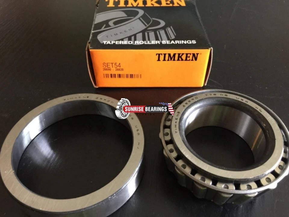 25590/25520 Wheel Bearing and Race Set-Race Set Front Inner TIMKEN SET54
