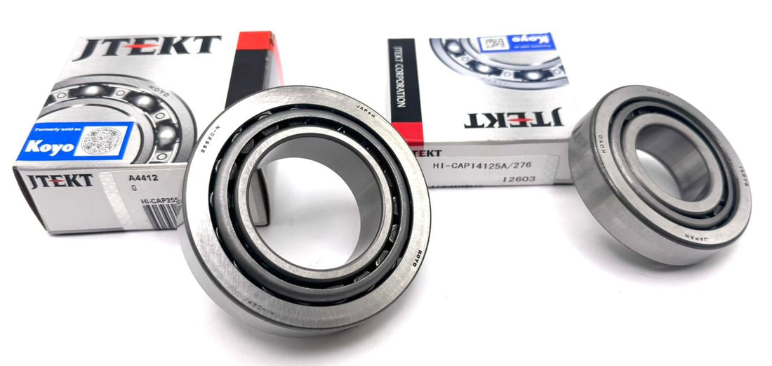KOYO 25580 25520 14125A 14276 Bearing Replacement Set for 7000-lb Trailer Axle.