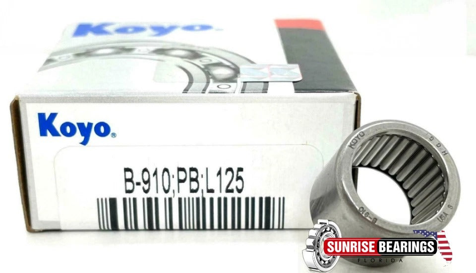 KOYO USA B910 Drawn Cup Roller Bearing, Open Ends with Full Complement B 910 14.288x19050x15.880 mm