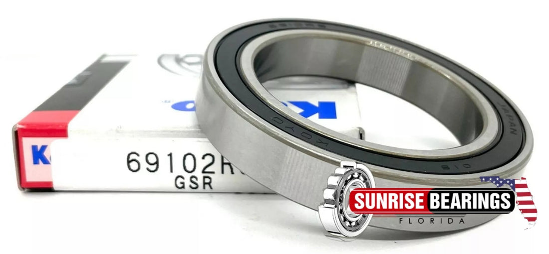 KOYO Japan 6910 2RS Deep Groove Ball Bearing, Rubber Sealed  50x72x12 mm
