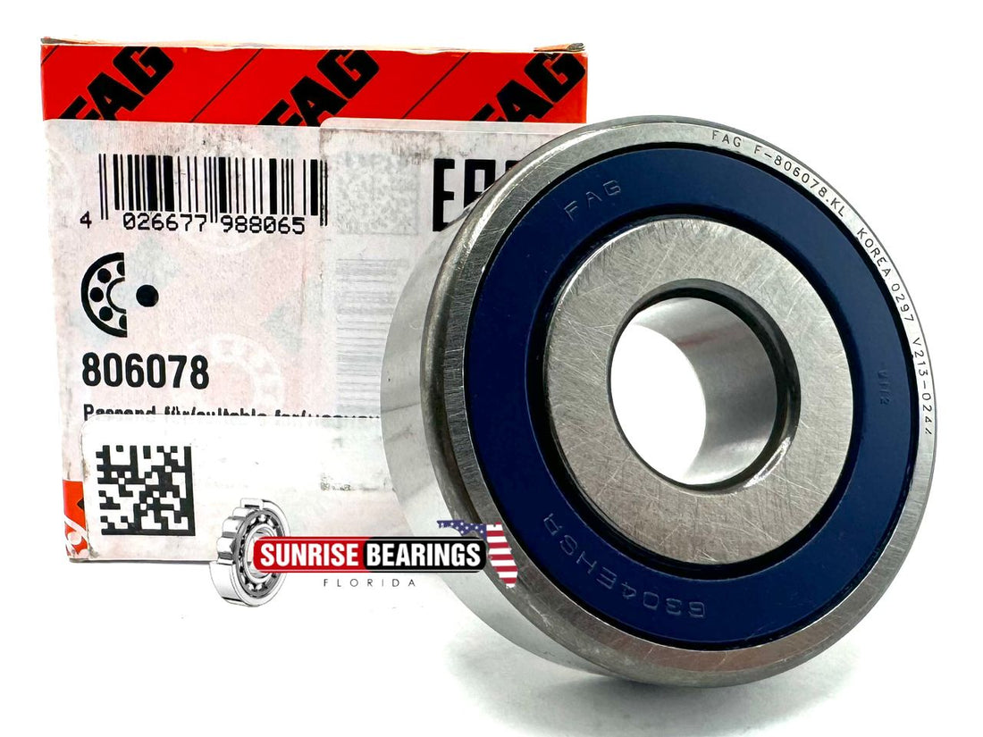 FAG 806078 BOSCH 1120905531, F00M990434 ALTERNATOR BALL BEARING 17x52x17 mm