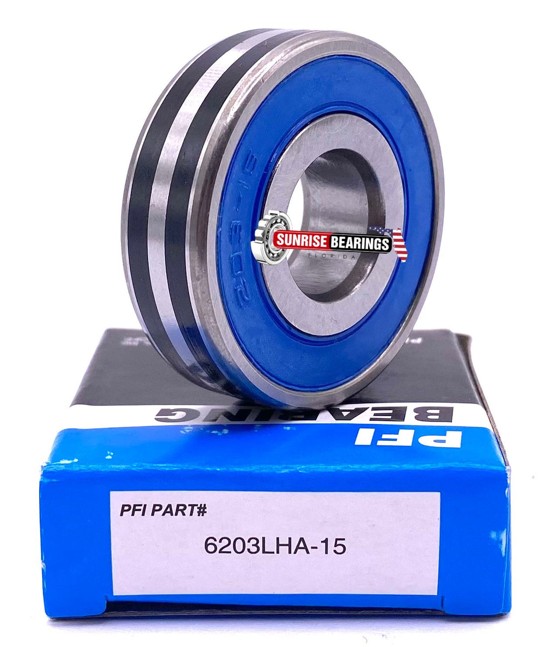 PFI 6203 LHA 15 Deep Groove Ball  Bearing  Rubber Sealded 2RS 15x40x12 mm