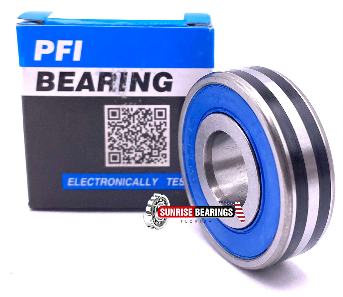 PFI 6203 LHA 15 Deep Groove Ball  Bearing  Rubber Sealded 2RS 15x40x12 mm