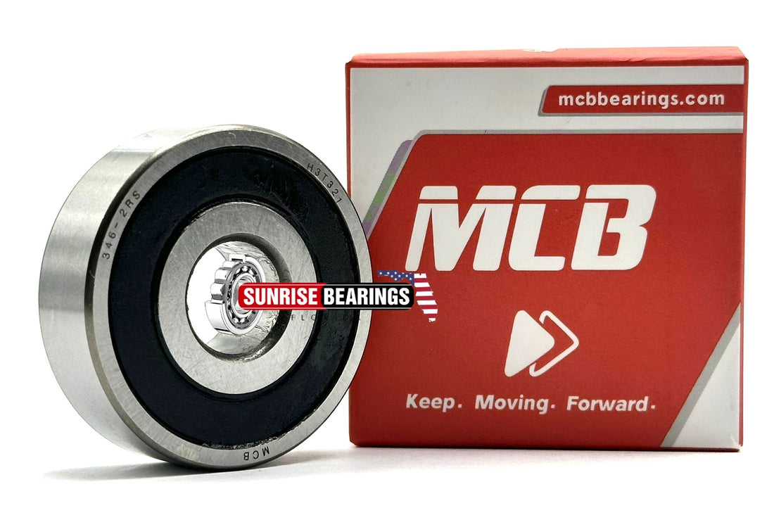 MCB 346 DG154614 Alternator Ball Bearing, Rubber Sealed 3360 140239 15x46x14 mm