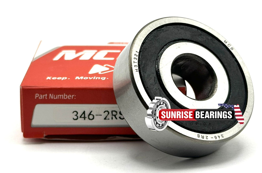 MCB 346 DG154614 Alternator Ball Bearing, Rubber Sealed 3360 140239 15x46x14 mm
