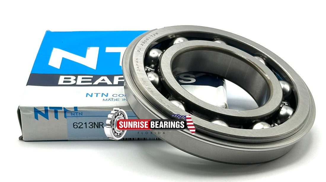 NTN 6213 NR Deep Groove Ball Bearing, Open Type + Snap Ring 65x120x23 mm