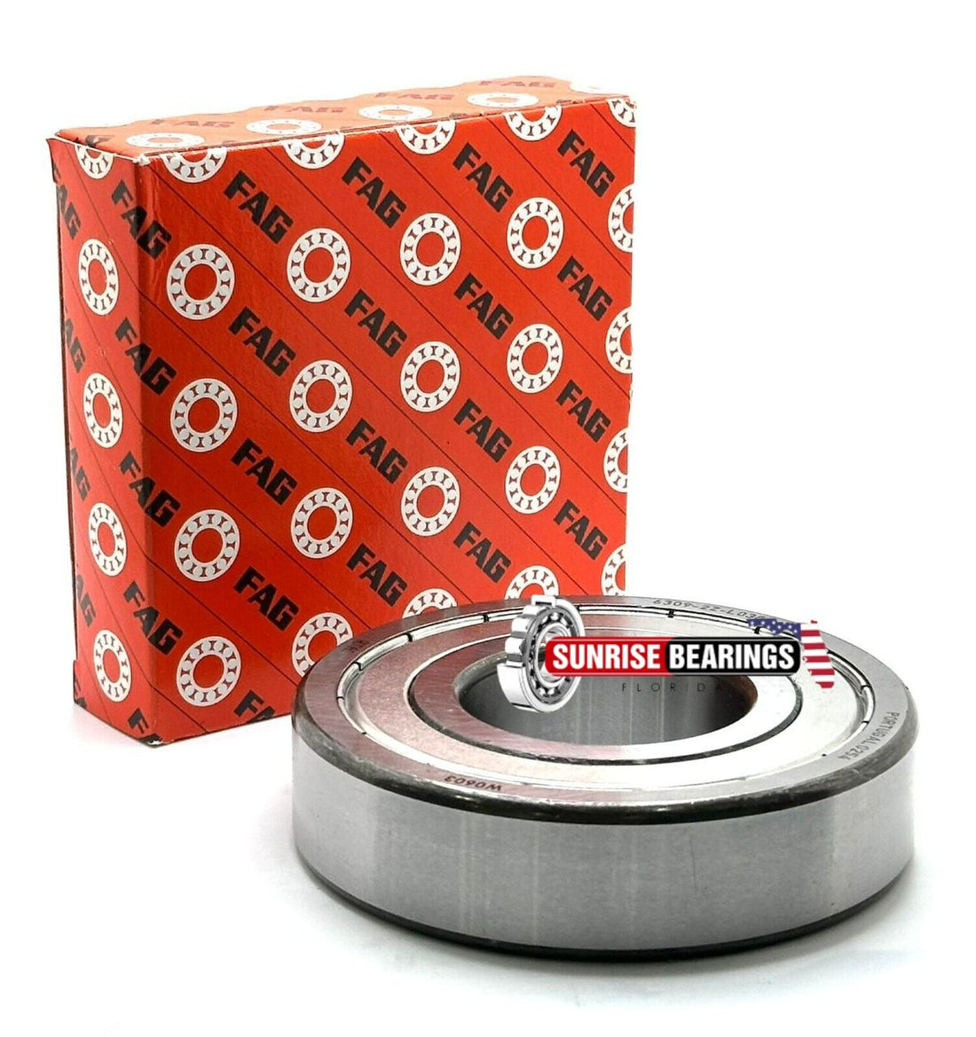 FAG 6309 ZZ L038 RODAMIENTO DE BOLAS RANURADO PROFUNDO, PROTECTADO EN METAL 45x100x25mm