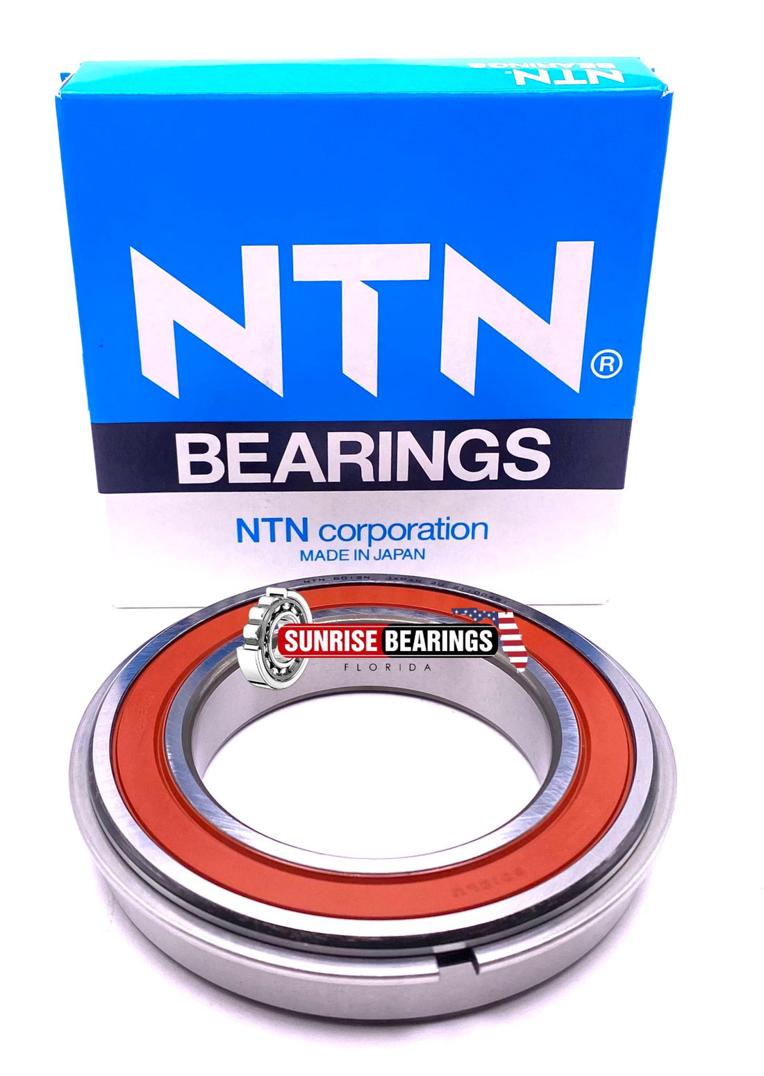 NTN Japan 6012 LLU NR Ball Bearing, Rubber Seal + Snap Ring 60x95x18 mm