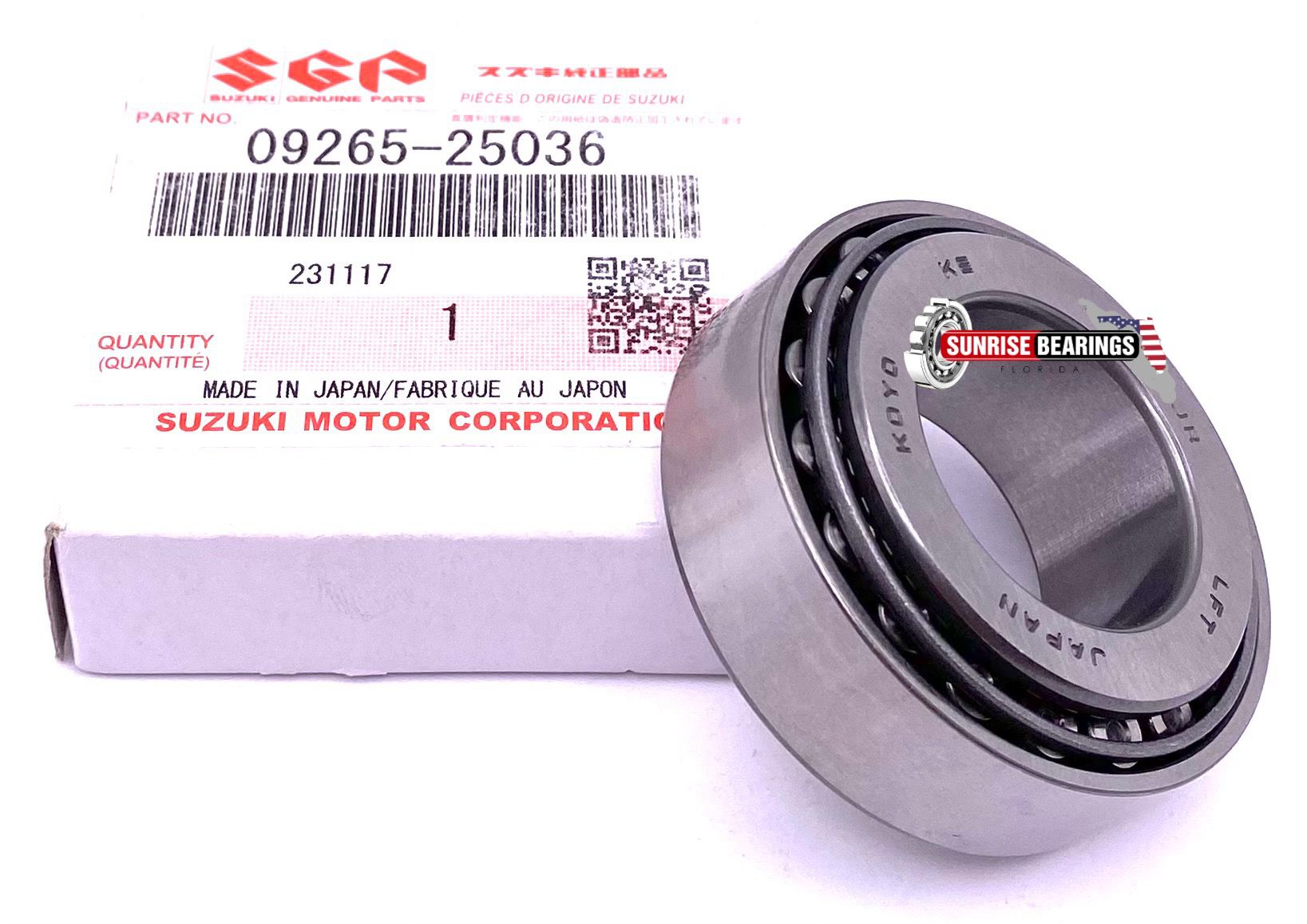 Genuine Suzuki Bearing 09265-25036 Gear Box 25x47x17 mm – Sunrise