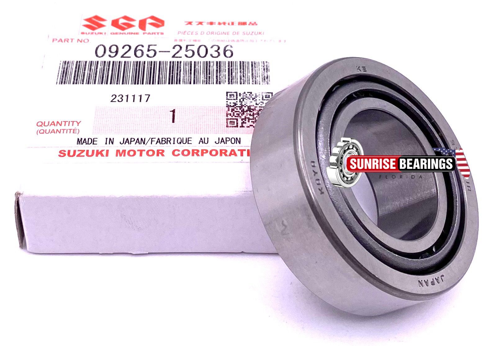 Genuine Suzuki Bearing 09265-25036 Gear Box 25x47x17 mm – Sunrise
