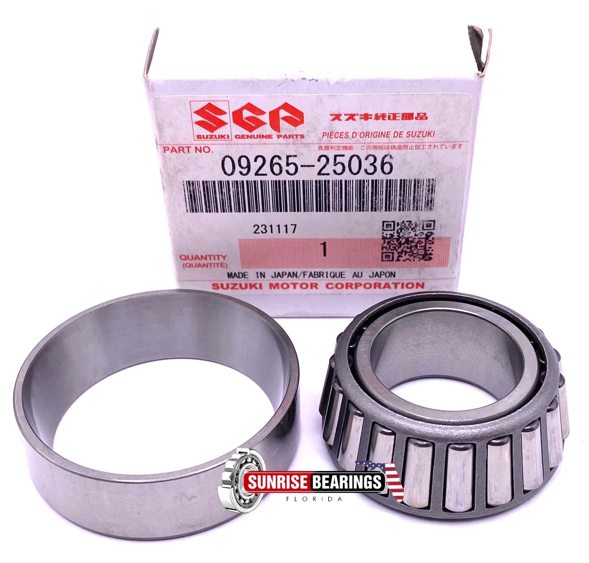Genuine Suzuki Bearing 09265-25036 Gear Box 25x47x17 mm – Sunrise