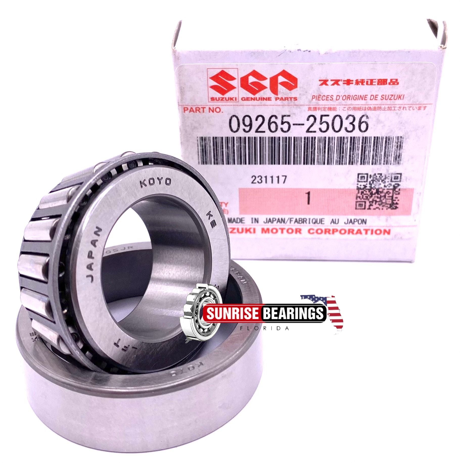 鈴木百桂 Genuine Suzuki Bearing 09265-25036 Gear Box 25x47x17 mm – Sunrise