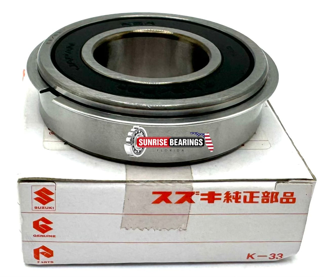 Genuine Suzuki Bearing 09262-28018, Rubber Sealed + Snap Ring 28x58x16 mm