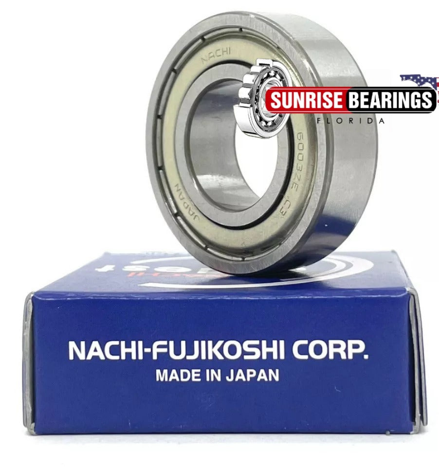NACHI 6003 Z C3 Ball Bearing, Metal Shielded One Side, Open One
