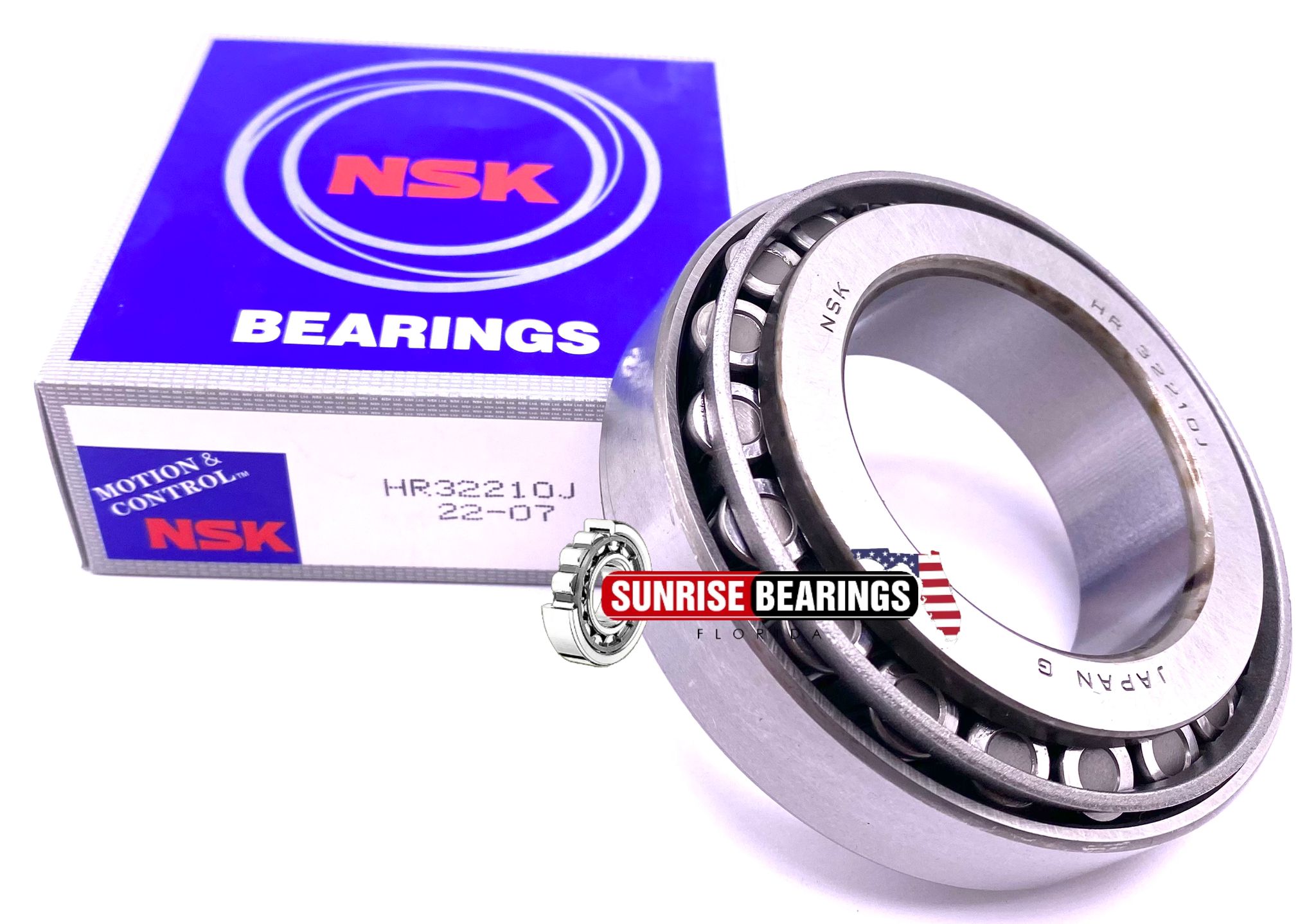 NSK Japan 32210 J Tapered Roller Bearing 50x90x24 mm – Sunrise