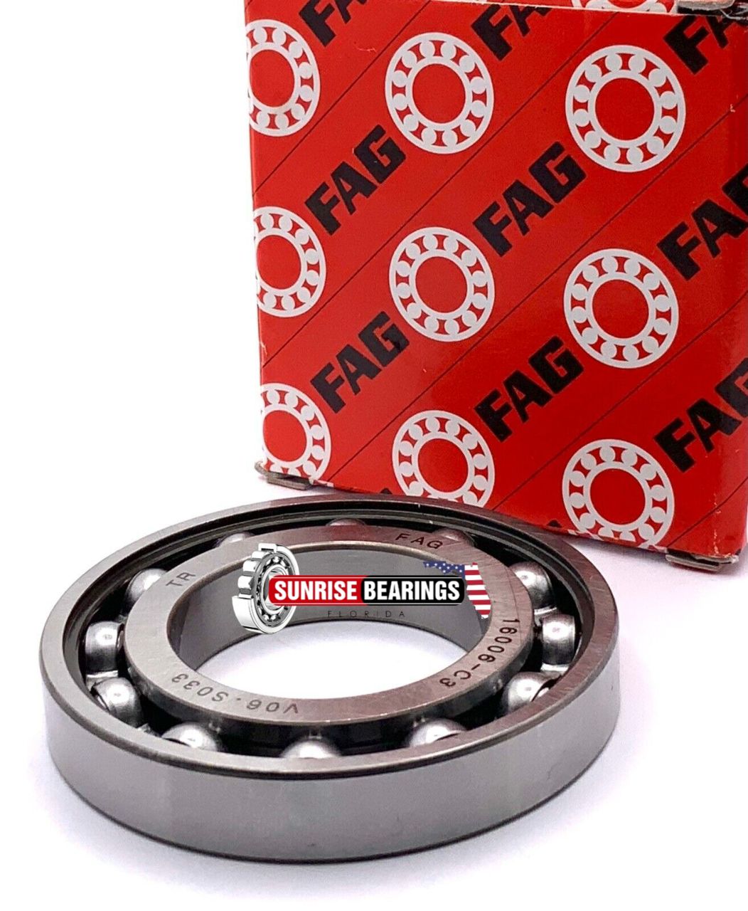 RODAMIENTO DE BOLAS FAG 16006 C3, ABIERTO, SIN JUNTAS 30x55x9mm