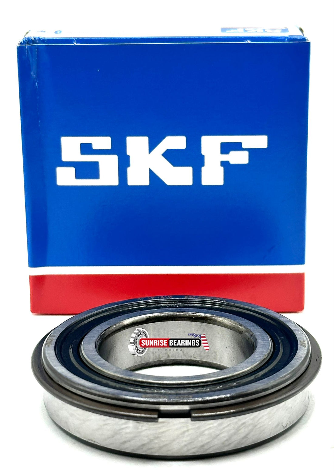 SKF 6007 2RS1 NR RODAMIENTO DE BOLAS, SELLADO DE GOMA + ANILLO DE RUEDA 35x62x14 mm