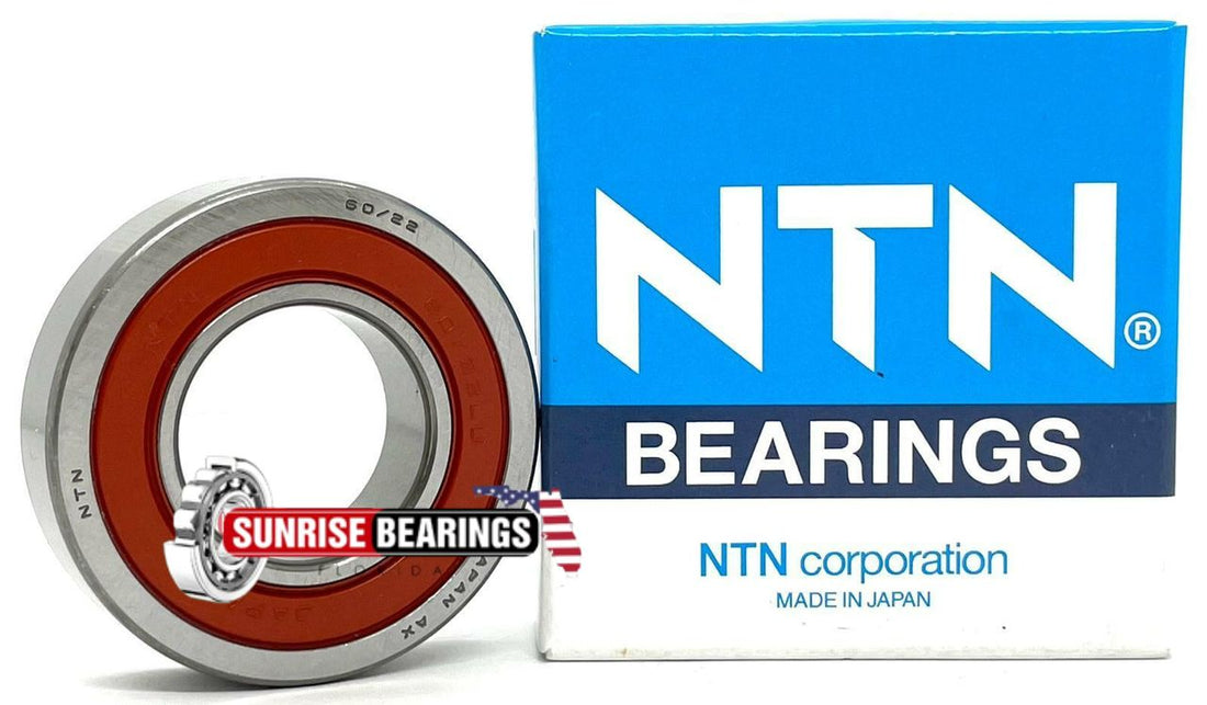 NTN 6000 LLU DEEP GROOVE BALL BEARING, RUBBER SEALED 10x26x8mm 6000 2RS