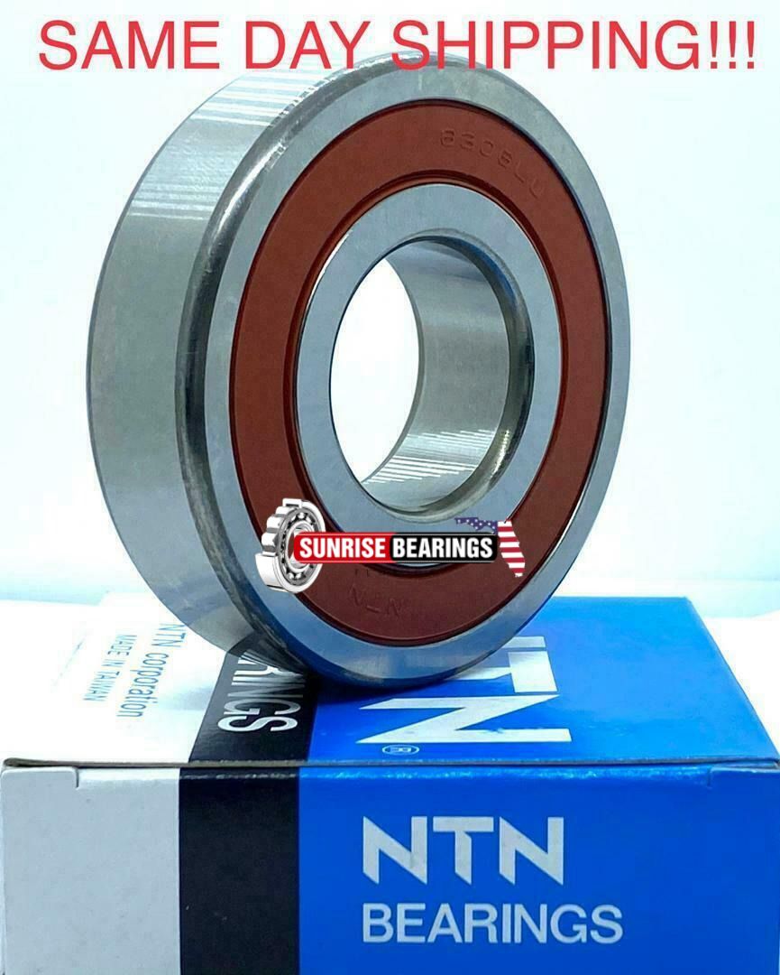NTN 6000 LLU DEEP GROOVE BALL BEARING, RUBBER SEALED 10x26x8mm 6000 2RS