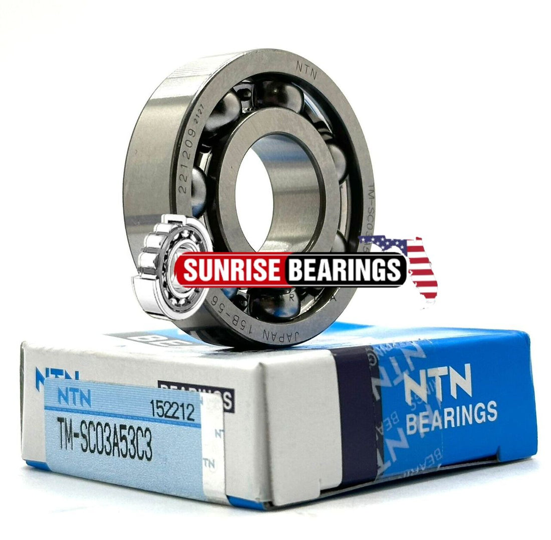 NTN JAPAN SC03A53 C3 BALL BEARING 17x40x10mm for KAWASAKI 92045-1334