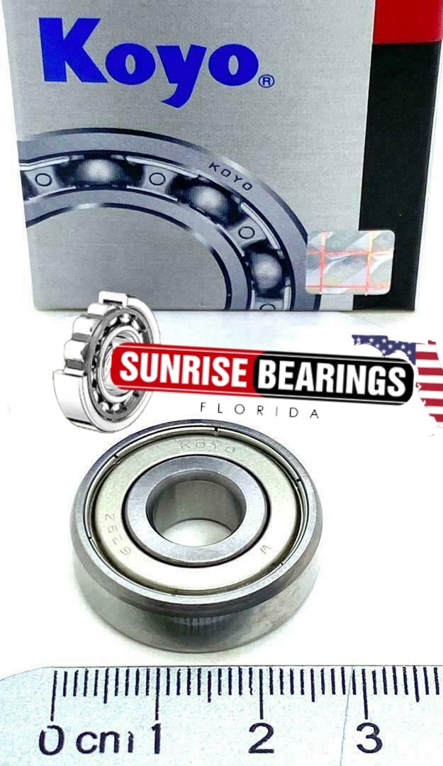 KOYO 629 ZZ DEEP GROOVE BALL BEARING, METAL SHIELDED 9x26x8 mm 629 2Z