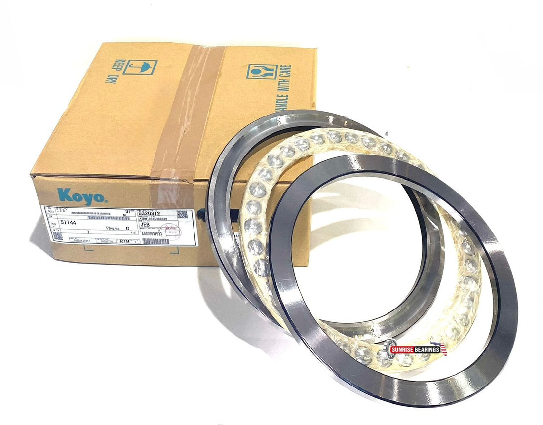 KOYO Japan 51144 Axial Deep Groove Ball Bearing 220x270x37 mm