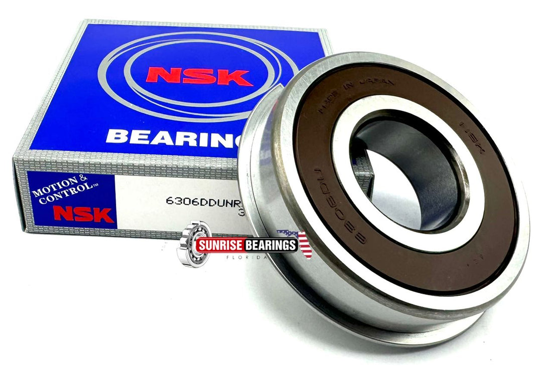 NSK - Deep groove ball bearings 6306  DDUNR