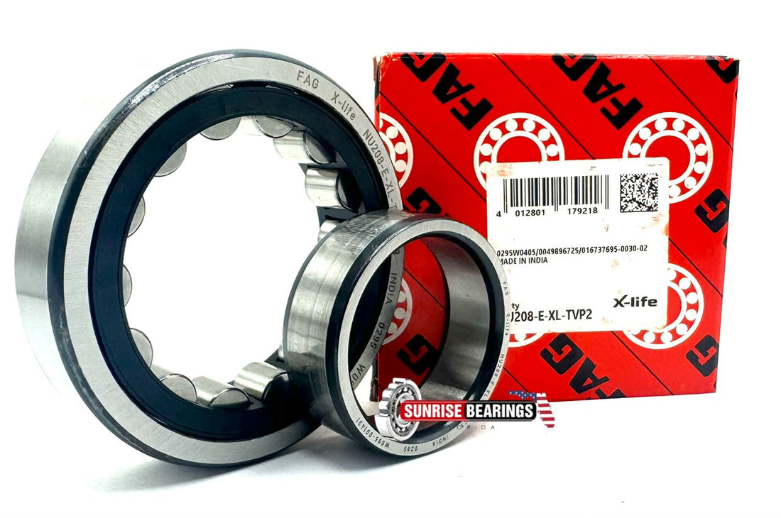 FAG NU208 E XL K TVP2 C3 Cylindrical Roller Bearing 40x80x18 mm