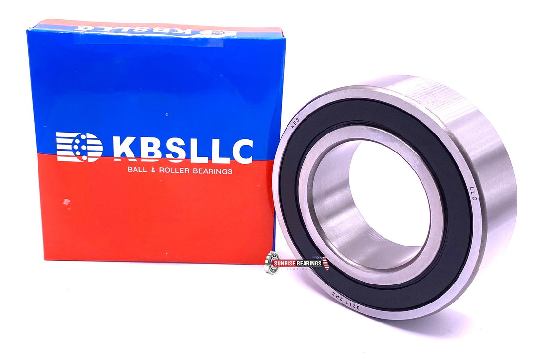 KBS 3211 2RS Angular Coontact Ball bearing, Rubber Sealed 55x100x33.3 mm
