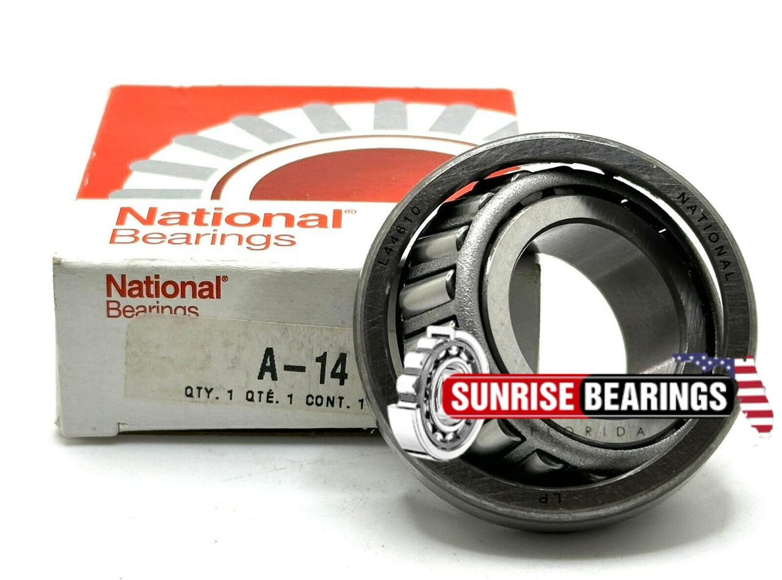 National L44643/L44610 Tapered Roller Bearing 1" A14 Br14