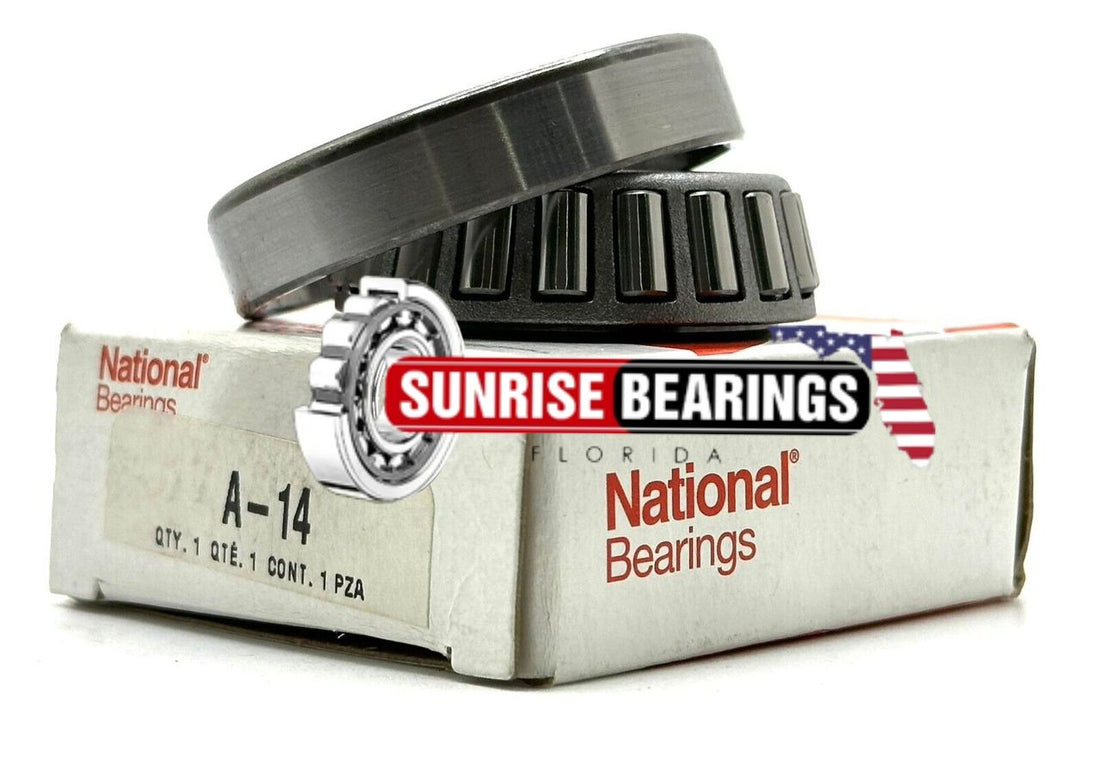 National L44643/L44610 Tapered Roller Bearing 1" A14 Br14