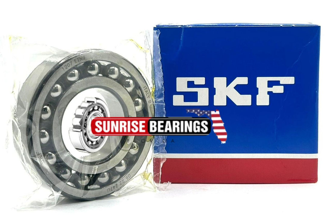 SKF 1207 ETN9 SELF-ALIGNING BALL BEARING 35x75x17 mm