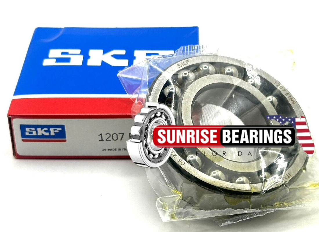 SKF 1207 ETN9 SELF-ALIGNING BALL BEARING 35x75x17 mm