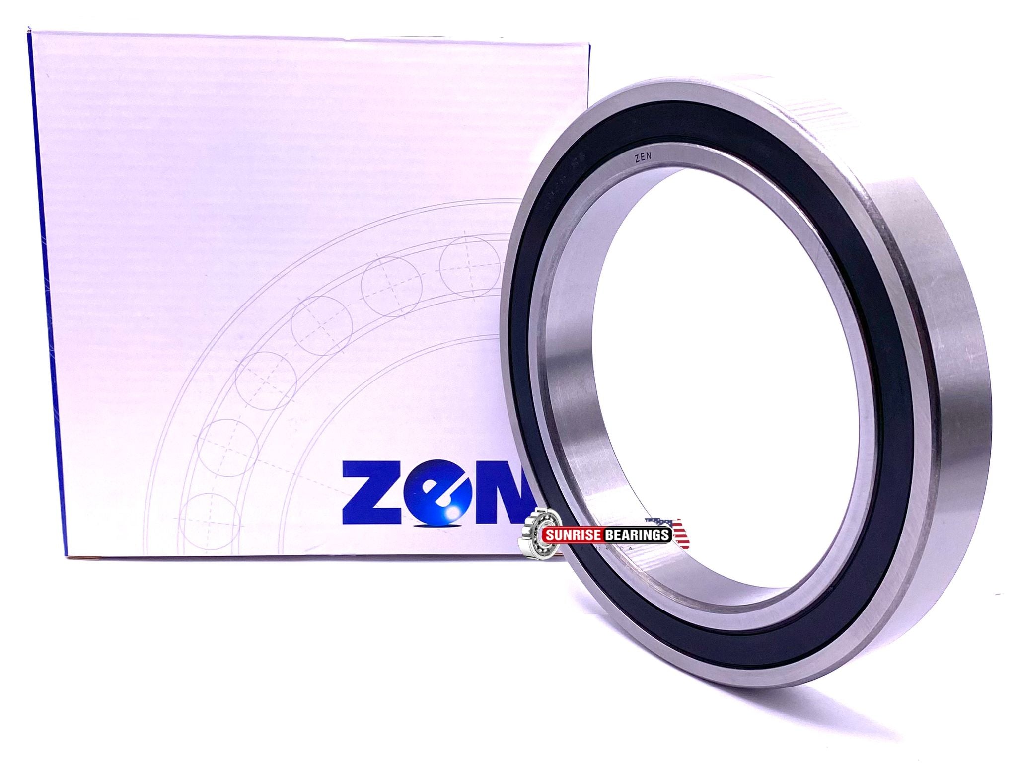 ZEN 61926 Deep Groove Ball Bearing, Rubber Sealed 6926 130x180x24