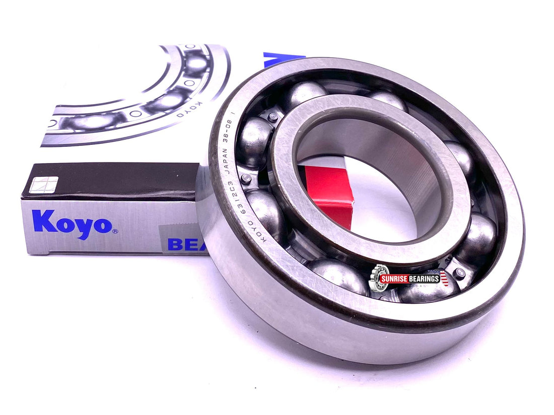 KOYO Japan 6312  Deep Groove Ball Bearing, OPEN Type, No Seals 60x130x31 mm