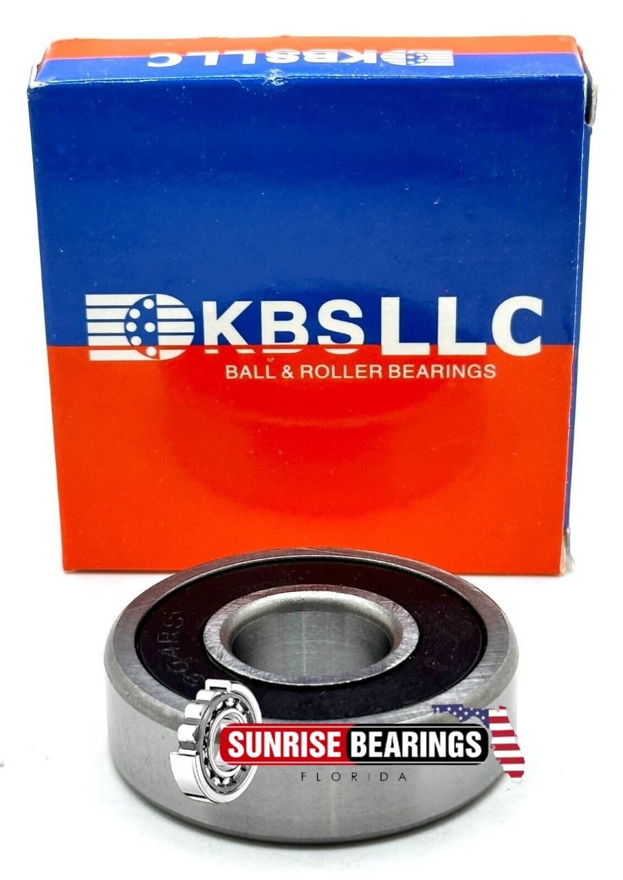 KBS 6304 2RS DEEP GROOVE BALL BEARING, RUBBER SEALED 20x52x15 mm