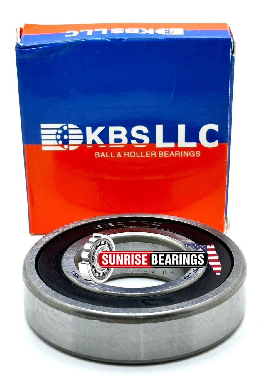 KBS 6207 2RS C3 BALL BEARING, RUBBER SEALED 35x72x17 mm