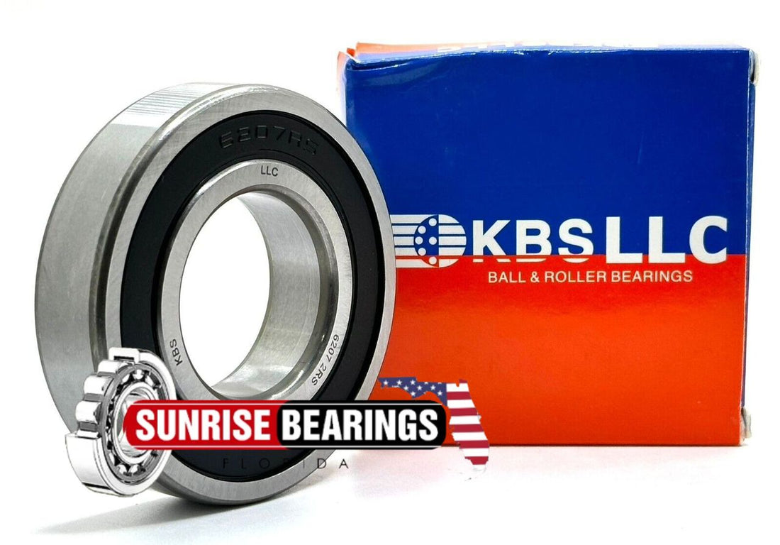 KBS 6207 2RS C3 BALL BEARING, RUBBER SEALED 35x72x17 mm