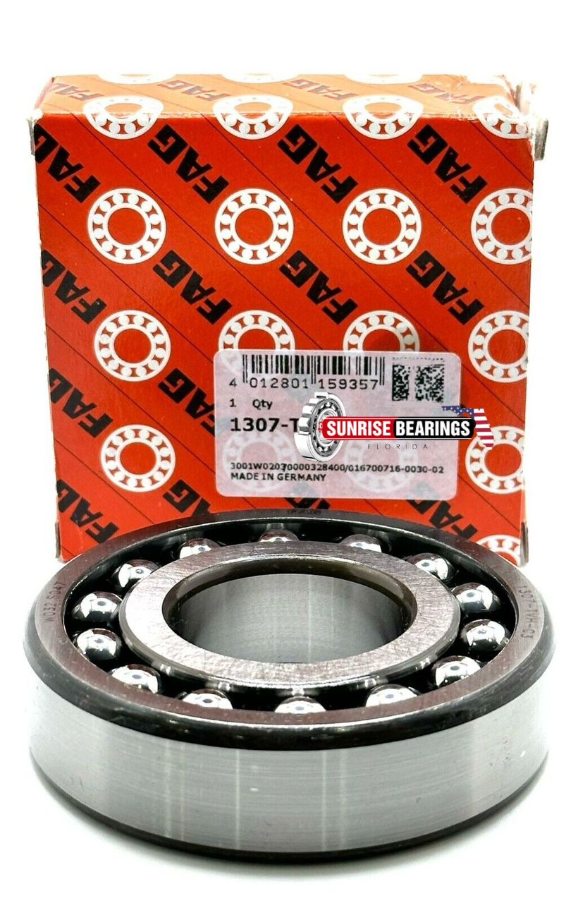 FAG Germany 1307 TVH C3 Self-Aligning Ball Bearing 35x80x21mm