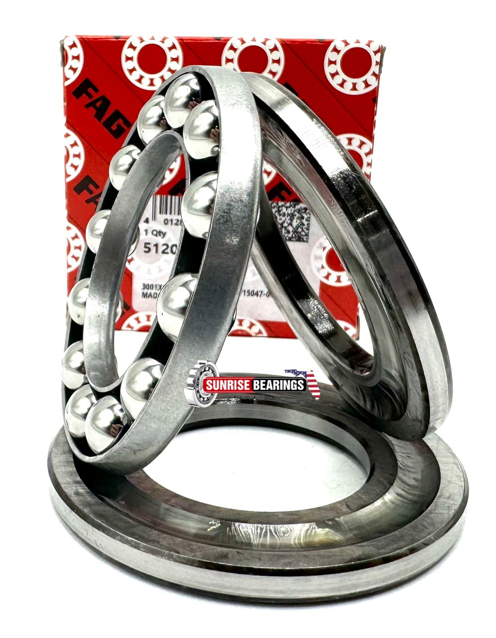 FAG 51207 AXIAL DEEP GROOVE BALL BEARING 35x62x18 mm