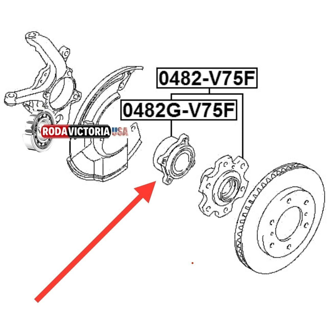 NSK Japan 50Kwh01 Fits Mitsubishi Pajero Front Wheel Mr594954 Mr455620