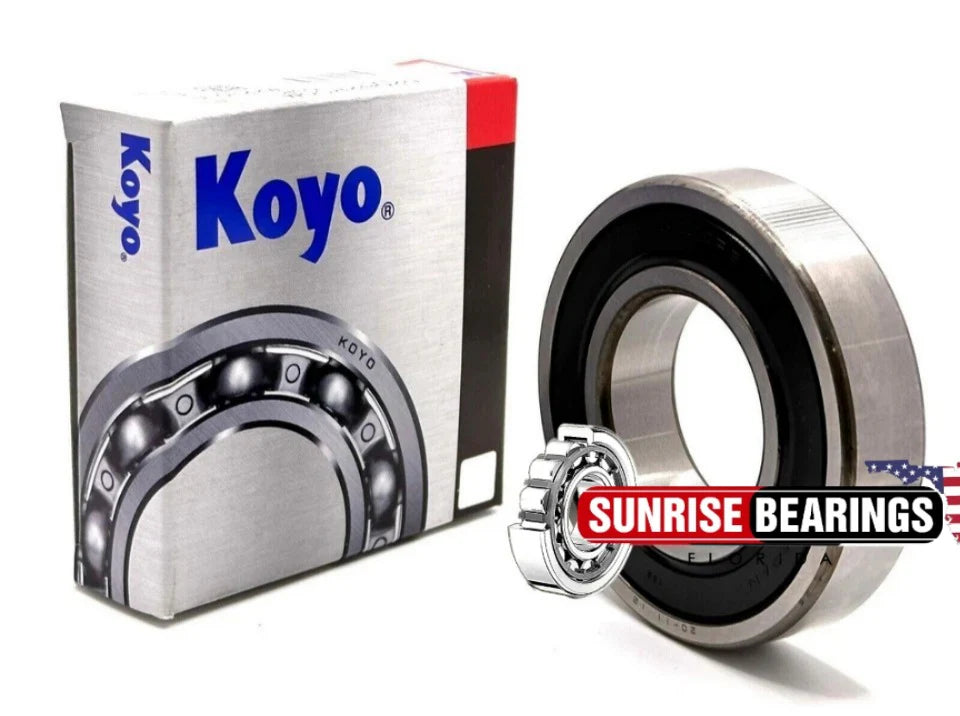 KOYO Japan 6208 2RS C3 Deep Groove Ball Bearing, Rubber Sealed 40x80x18 mm