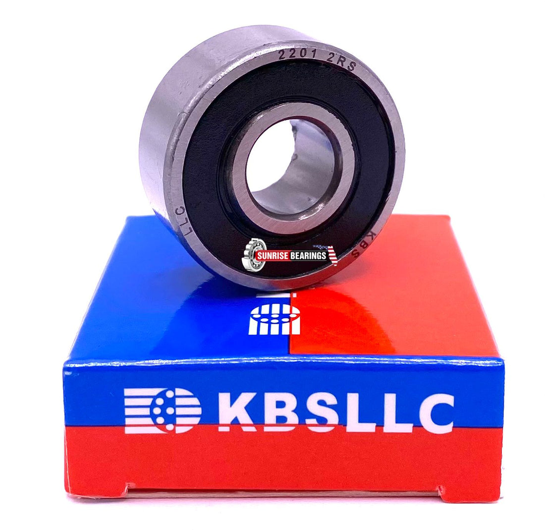 KBS 2201 2RS Double Row Self-Aligning Ball Bearing 12x32x14 mm