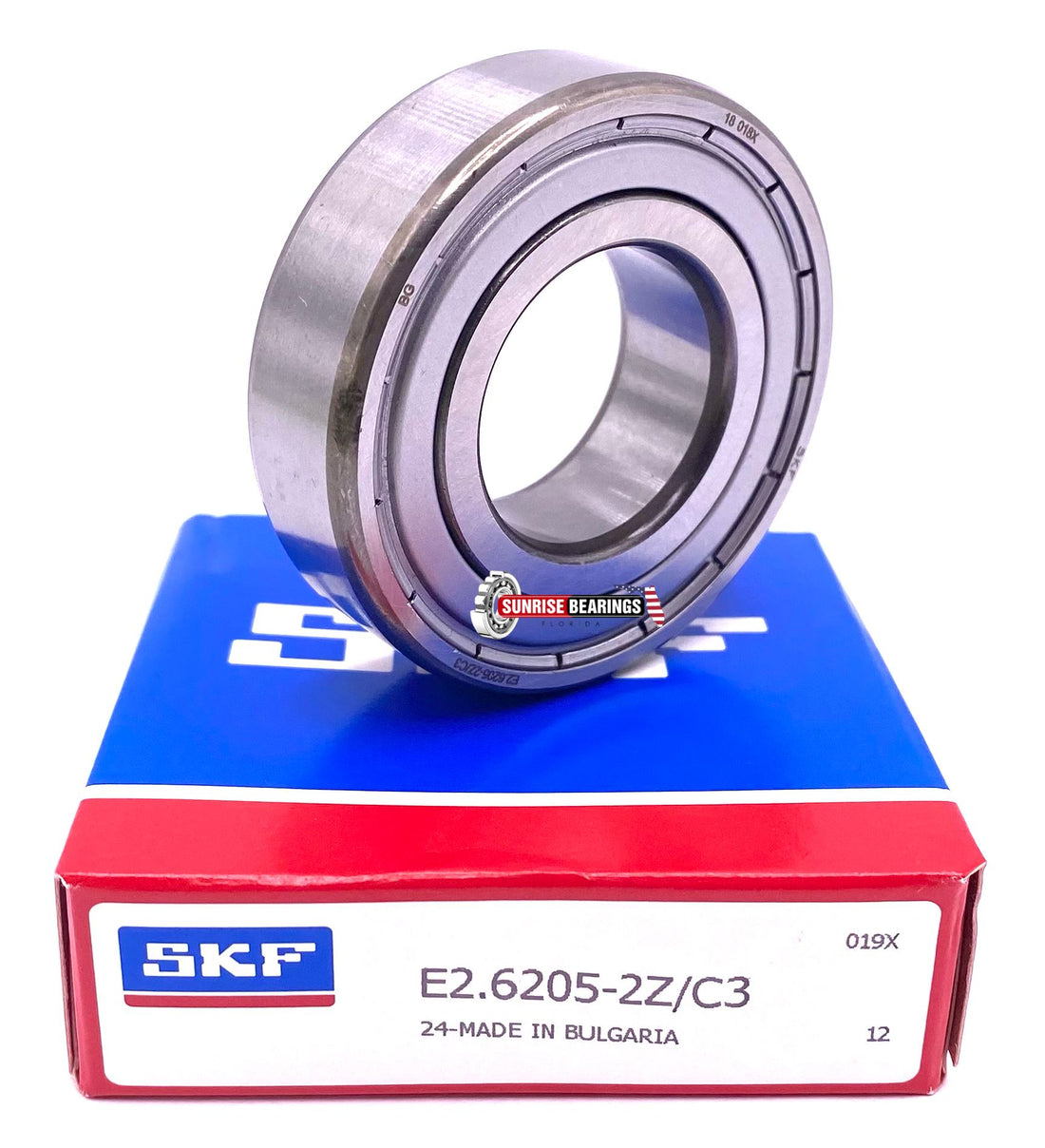SKF E2.6205 ZZ C3  Deep Groove Ball Bearing, Metal Shielded 25x52x15 mm